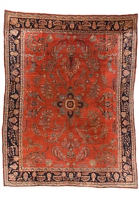 Antique Mohajeran Sarouk 10'8'' x 12'10'' (3.25 x 3.91 M)