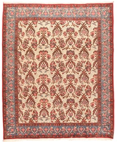 Vintage Persian Qum 9'4'' x 11'9'' (2.84 x 3.58 M)