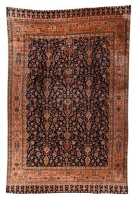 Antique Kashan 11'5" x 17'8" (3.48 x 5.38 M)