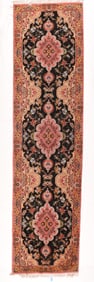 Extremely Fine Tabriz 2'7" x 10'3" (0.79 x 3.12 M)