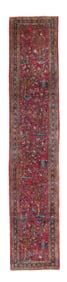 Antique Manchester Kashan 1'10 x 9'11" (0.58 x 3.02 M)