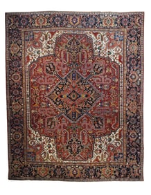 Vintage Heriz 11'6" x 14'1" (3.51 x 4.29 M)