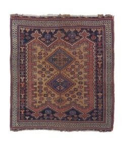 Afshar Rug 3'11" x 4'5" (1.19 x 1.35 M)