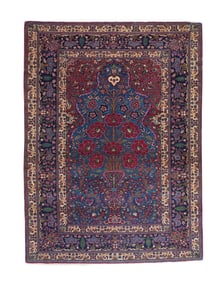 Semnan Rug 4'9" x 6'5" (1.45 x 1.96 M)