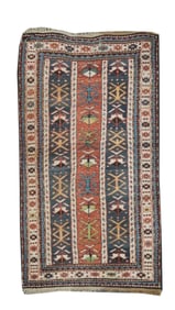 Kazak Rug 3'4" x 6'2" (1.02 x 1.88 M)