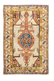 Shirvan Rug 3'10" x 5'10" (1.17 x 1.78 M)
