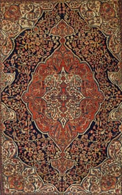 Antique Farahan Sarouk 8'10" x 12'5" (2.69 x 3.78 M)
