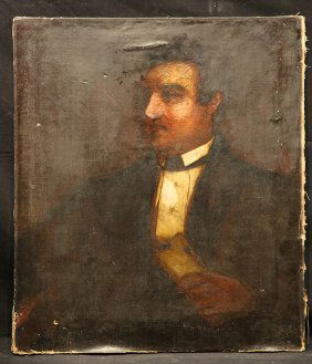 Man Portrait Oil on Canvas