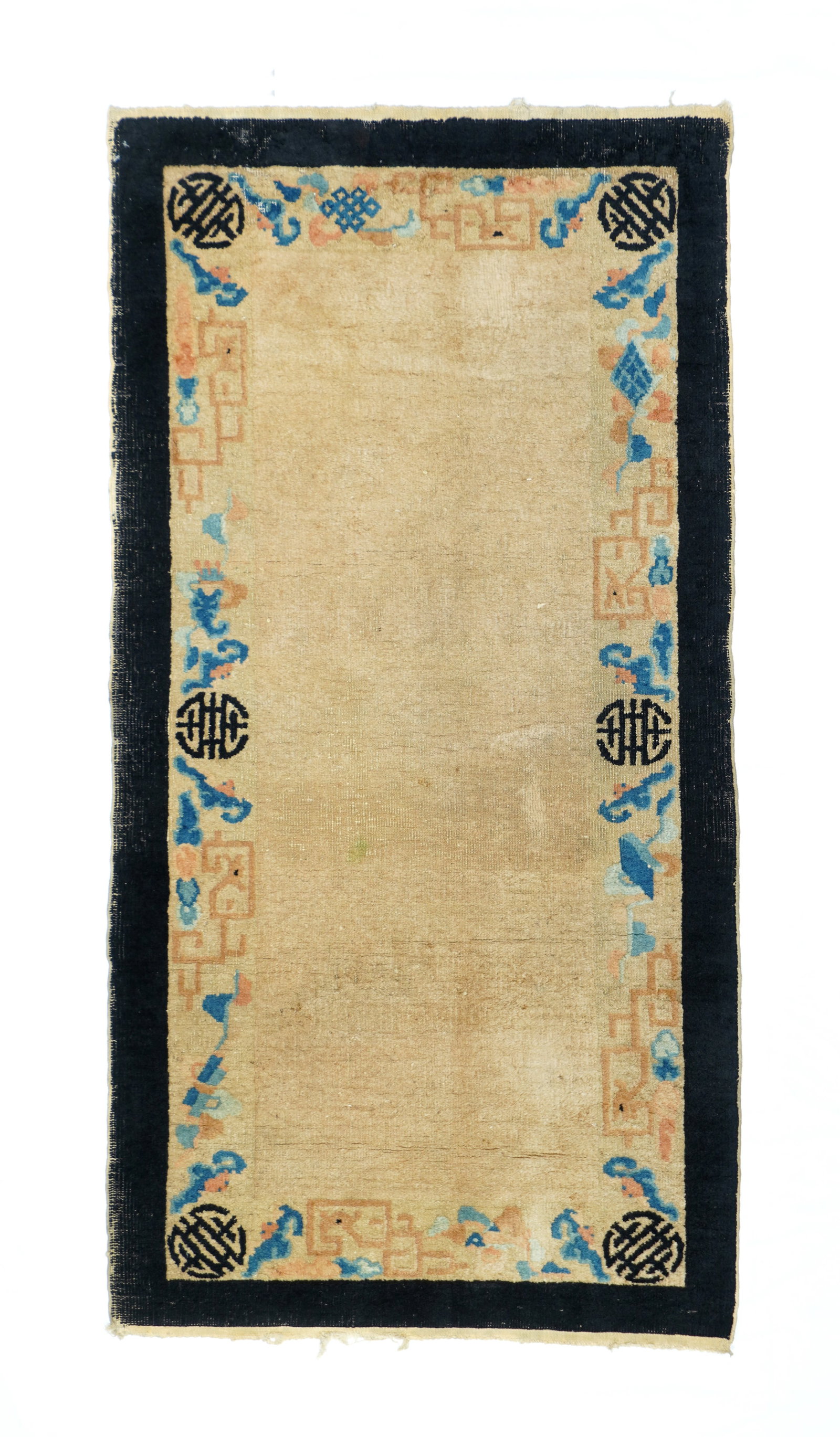 Antique Chinese Rug 2'6'' x 4'11'' (0.76 x 1.50 M) (1 of 5)