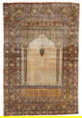 Silk Tabriz Rug 3'9'' x 5'8'' (1.14 x 1.73 M)
