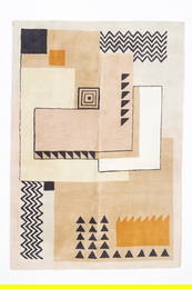 Fine Mid Century French Artistic Design Rug 5'11" x 8'6" (1.80 x 2.59M)