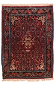 Vintage Persian Bidjar Rug 3'10'' x 5'4'' (1.17 x 1.63 M)