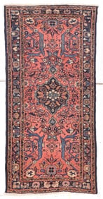 Antique Persian Lilihan Rug 2'8'' x 5'2'' (0.81 x 1.57 M)