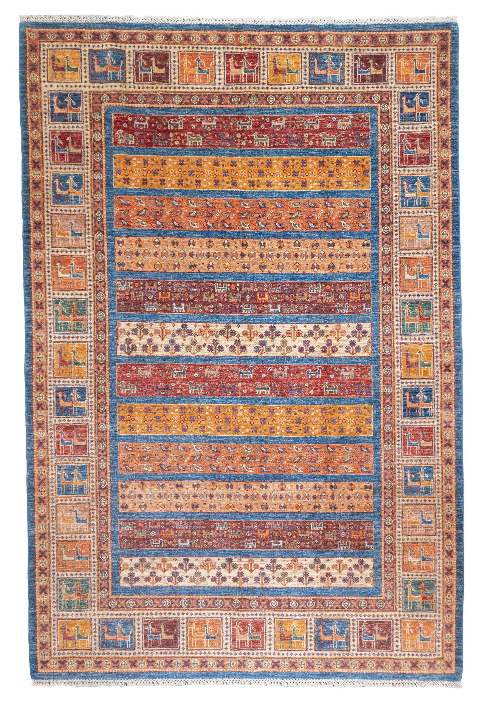 Fine Gabbeh Rug 6' x 9' (1.83 x 2.74 M) (1 of 5)