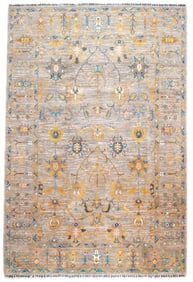 Fine Vintage Tribal Oushak Rug 6'5" x 9'6" (1.96 x 2.90 M)
