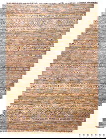 Fine Vintage Tribal Gabbeh Rug 6'9" x 9'9" (2.06 x 2.97 M)