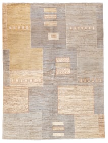 Fine Contemporary Gabbeh Rug 4'10" x 6'6" (1.47 x 1.98 M)