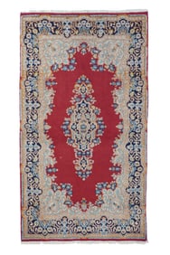 Vintage Persian Kerman Rug 2'10" x 5'4" (0.86 x 1.63 M)