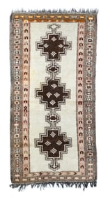 Vintage Persian Gabbeh Rug 3'3" x 6'3" (0.99 x 1.91 M)