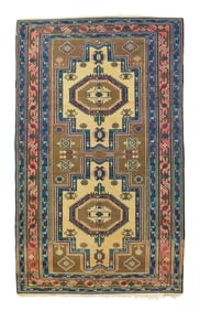 Antique Caucasian Shirvan Rug 4'1'' x 6'9'' (1.24 x 2.06 M)