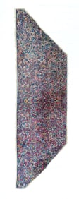 Vintage Persian Kerman (Trapezoid) Rug 2' x 7' (0.61 x 1.22 M)