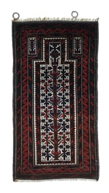 Antique Persian Balouch Rug 2'2'' x 4'0'' (0.66 x 1.22 M)