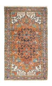 Antique Persian Heriz Rug 3'1" x 5'5" (0.94 x 1.65 M)