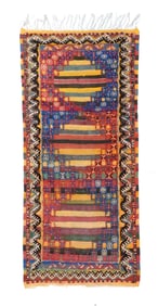 Vintage Moroccan  Rug 2'4" x 5'5" (0.71 x 1.65 M)