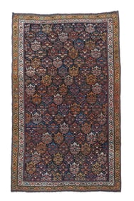 Fine Antique Persian Kurdish Rug 4'7" x 7'6" (1.40 x 2.29 M)