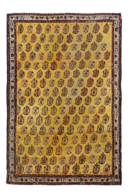Antique Persian Qashqai Rug 5'7" x 8'2" (1.70 x 2.49 M)