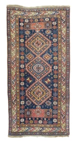 Antique Caucasian Shirvan Rug 4'5" x 9'0" (1.35 x 2.74 M)