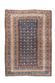 Antique Caucasian Kuba Rug 4'1" x 5'9" (1.24 x 1.75 M)