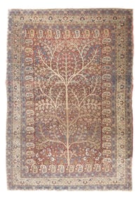 Fine Antique Persian Tabriz Rug 8'3" x 11'9" (2.51 x 3.58 M)