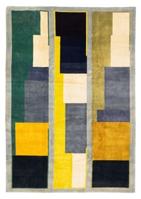 Mid Century French Artistic Rug 6'10" x 9'9" (2.08 x 2.97 M)