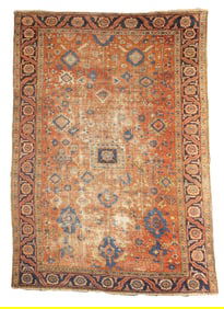 Fine Antique Persian Heriz Rug 9'5" x 13'2" (2.87 x 4.01 M)