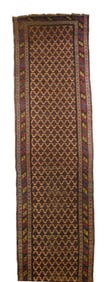 Antique Kurdish Long Rug 3'8" x 15'2" (1.12 x 4.62 M)