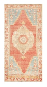 Vintage Turkish Modern Rug 4'8" x 8'4" (1.42 x 2.54 M)