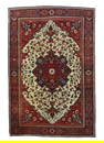 Antique Persian Farahan Sarouk Rug 4'3'' x 6'4'' (1.30 x 1.93 M)
