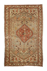 Antique Persian Serapi Rug 4'7'' x 7'11'' (1.40 x 2.41 M)