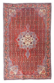 Vintage Persian Bidjar Rug 4'3" x 6'10" (1.30 x 2.08 M)