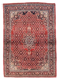 Antique Persian Bidjar Rug 4'10'' x 6'6'' (1.47 x 1.98 M)