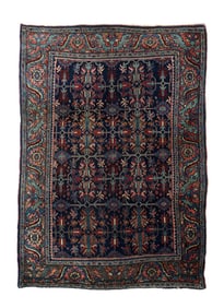 Antique Persian Bidjar Rug 4'4'' x 6'4'' (1.32 x 1.93 M)