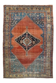 Antique Persian Bakhshayesh Rug 9'4" x 13'9" (2.84 x 4.19 M)