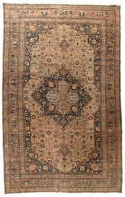Antique Persian Haji Jalili Tabriz Rug 9'6'' x 15'0'' (2.90 x 4.57 M)