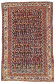 Antique Persian Malayer Rug 4'1" x 6'5" (1.24 x 1.96 M)