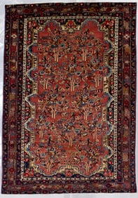 Antique Armenian Weave Rug 4'9" x 6'10" (1.45 x 2.08 M)