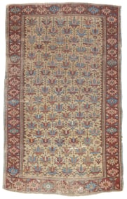 Antique Kuba Shirvan Rug 3'5" x 5'7" (1.04 x 1.70 M)