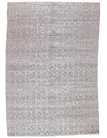 Vintage Oushak Rug 5'7" x 8'1" (1.70 x 2.46 M)