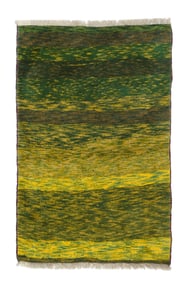 Vintage Persian Gabbeh Rug 3'5" x 5'0" (1.04 x 1.52 M)