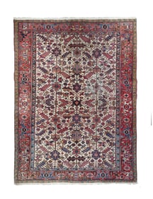 Vintage Persian Heriz Rug 8'1" x 11" (2.46 x 3.35 M)